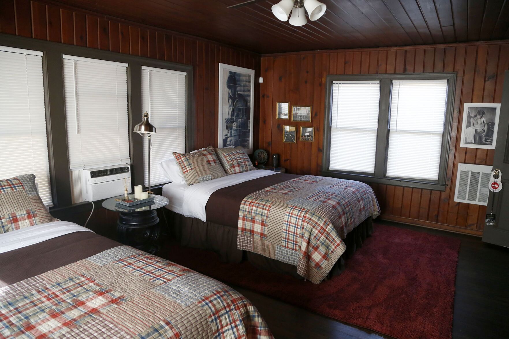 Outsiders Airbnb master bedroom